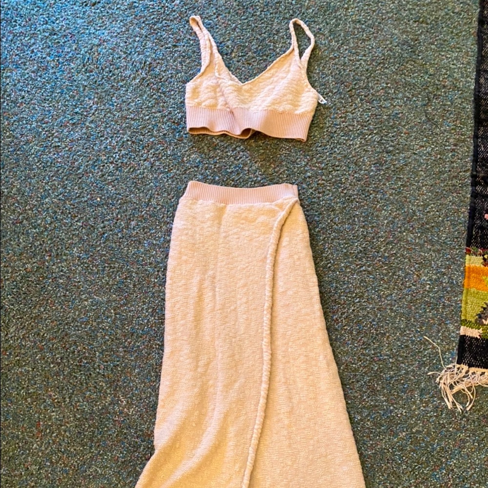 *Rare* Free People Beach Knit Set! Never been worn